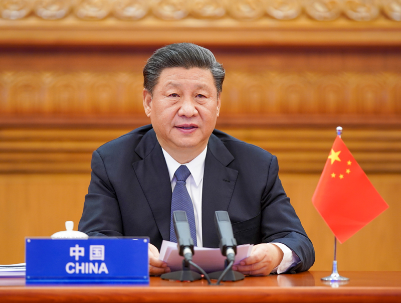3月26日，國家主席習(xí)近平在北京出席二十國集團(tuán)領(lǐng)導(dǎo)人應(yīng)對新冠肺炎特別峰會并發(fā)表題為《攜手抗疫 共克時(shí)艱》的重要講話。